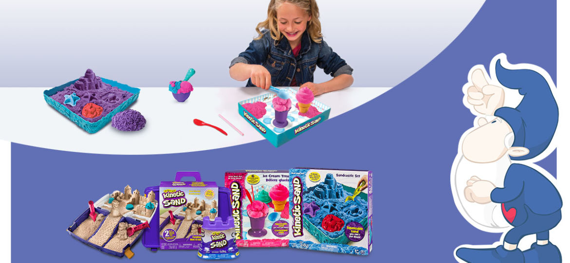Kinetic Sand la sabbia magica modellabile