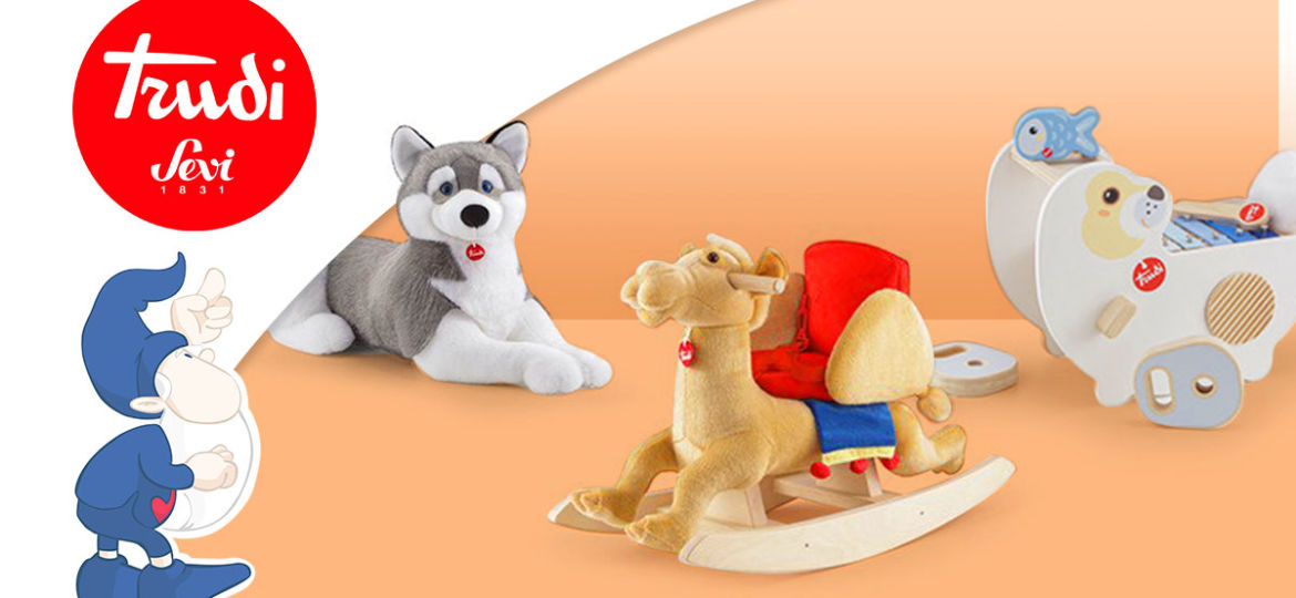 Peluche Trudi e giocattoli in legno Sevi: tutte le novità